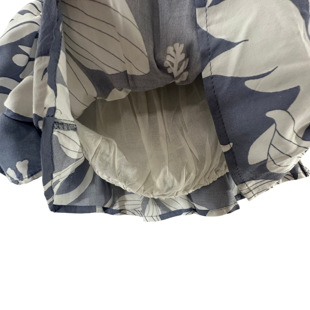 Kini & Brunch Blue Floral 2 Piece Set Top & Wide Leg Pants Small NWT - Picture 6 of 14